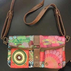 Boutique Purse with leather shoulder strap